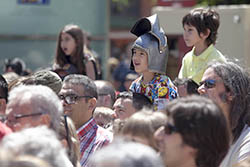 Medievàlia Sabadell 2015 Petits espectadors disfressats